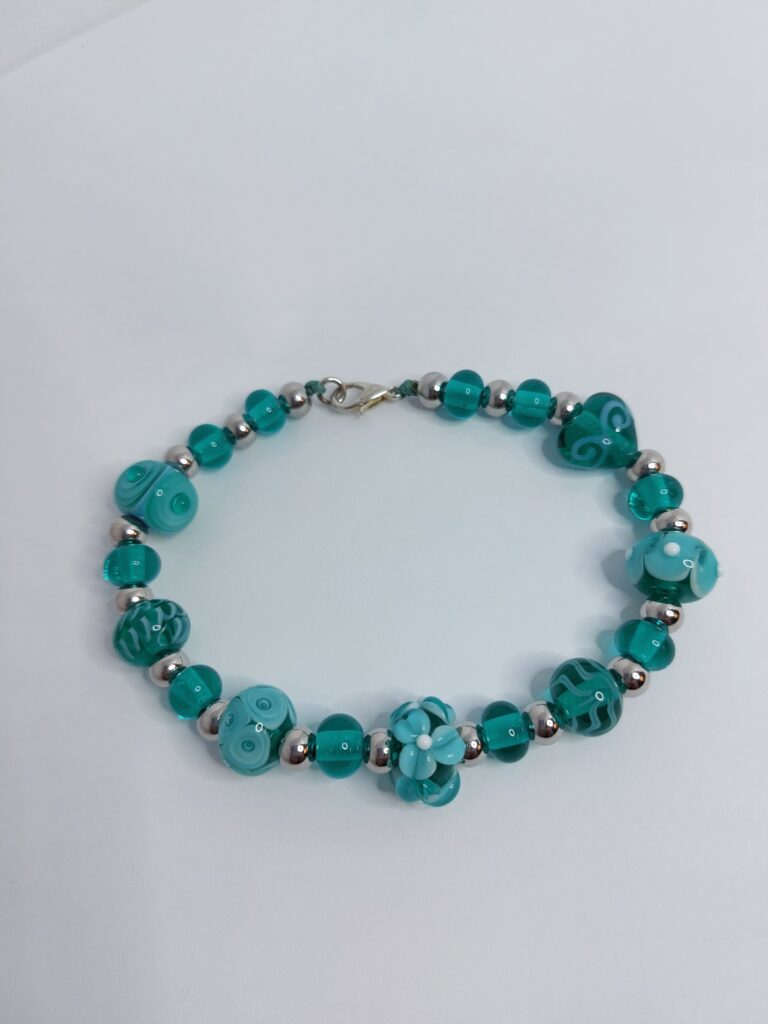 Armband turquoise. €25,-